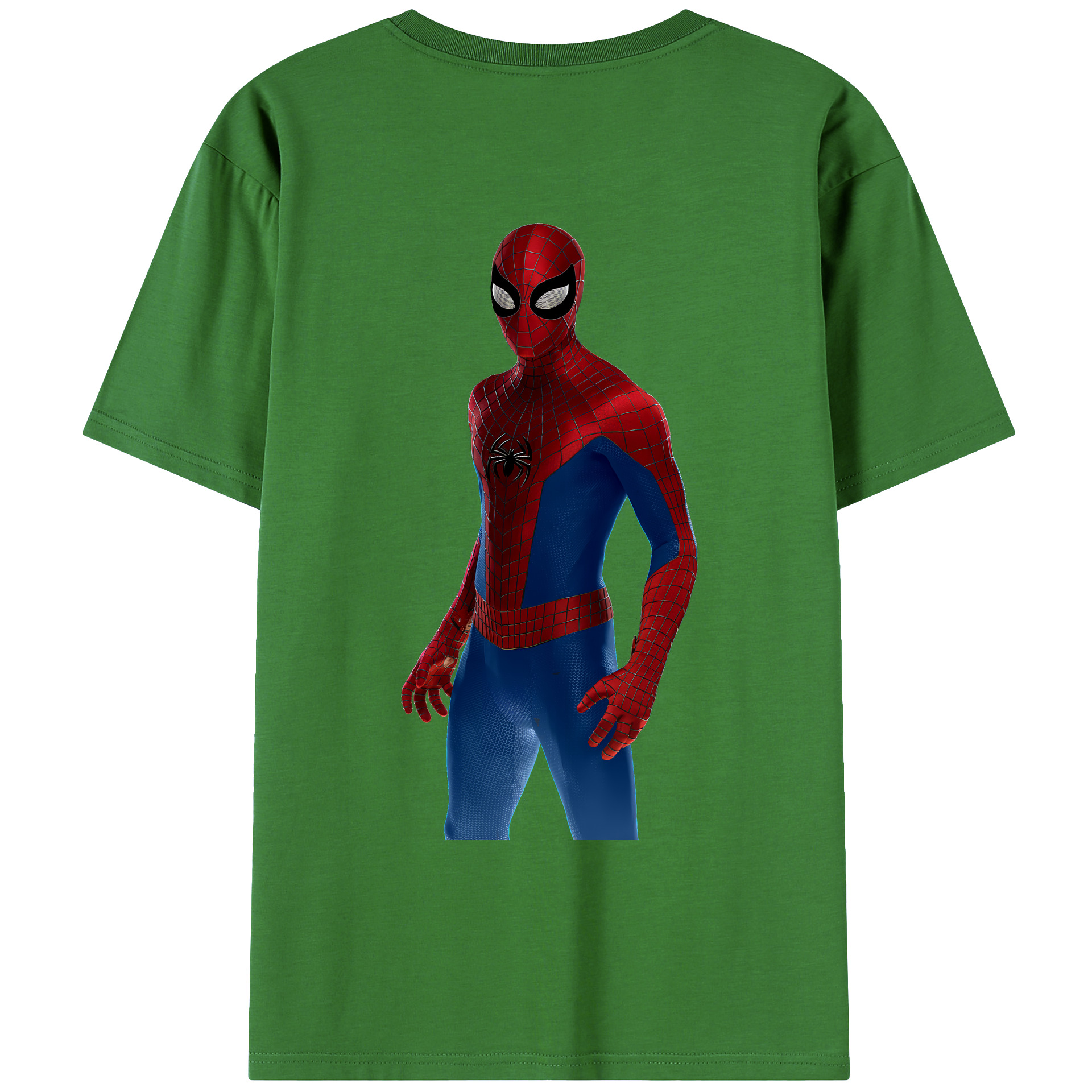 （画像用） Spider Man スパイダーマン レディース半袖Tシャツ(バックプリント)